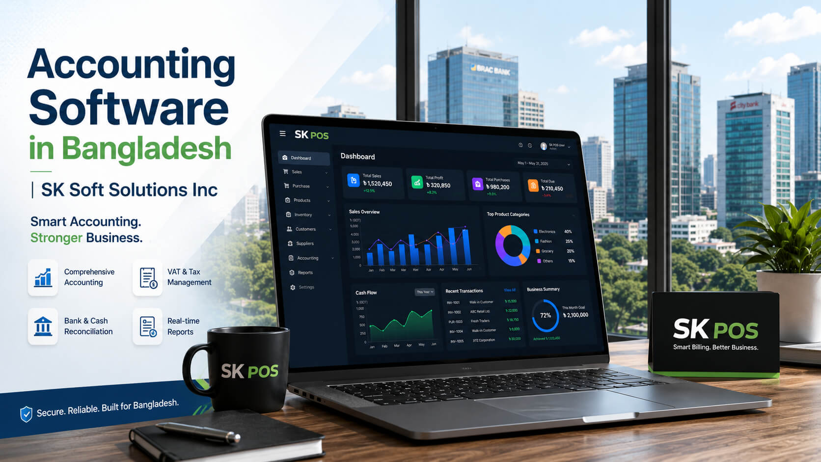 Accounting Software in Bangladesh | SK Soft Solutions Inc