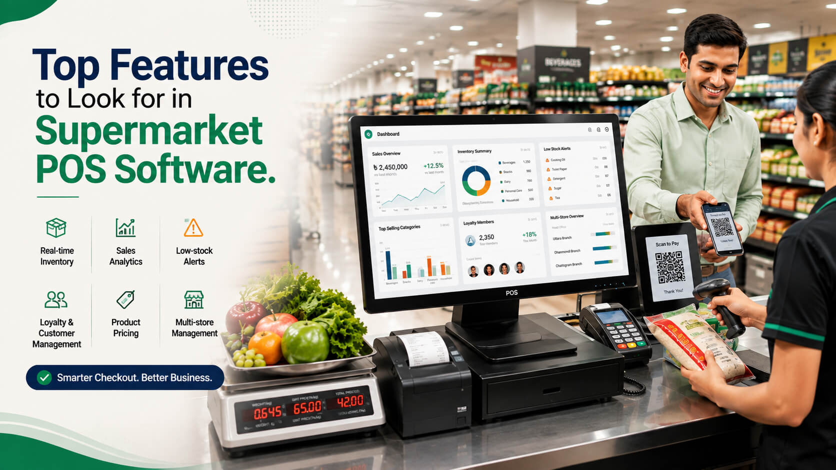 Top Features to Look for in Supermarket POS Software