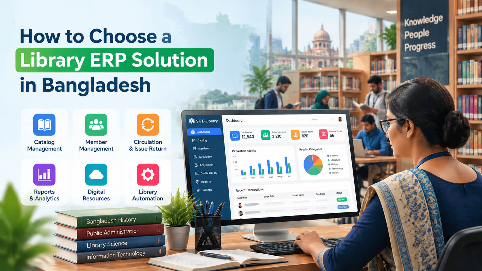 How to Choose a Library ERP Solution in Bangladesh