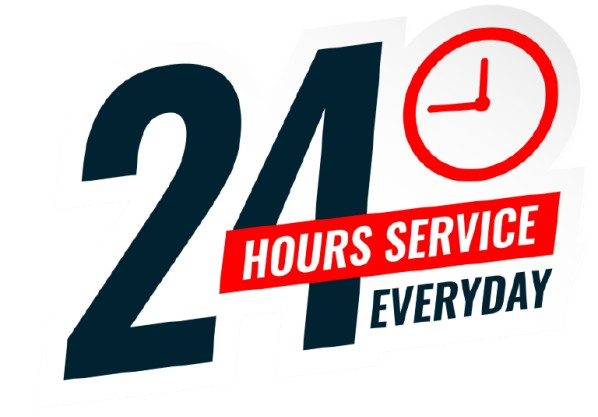 24/7 Every Day Service