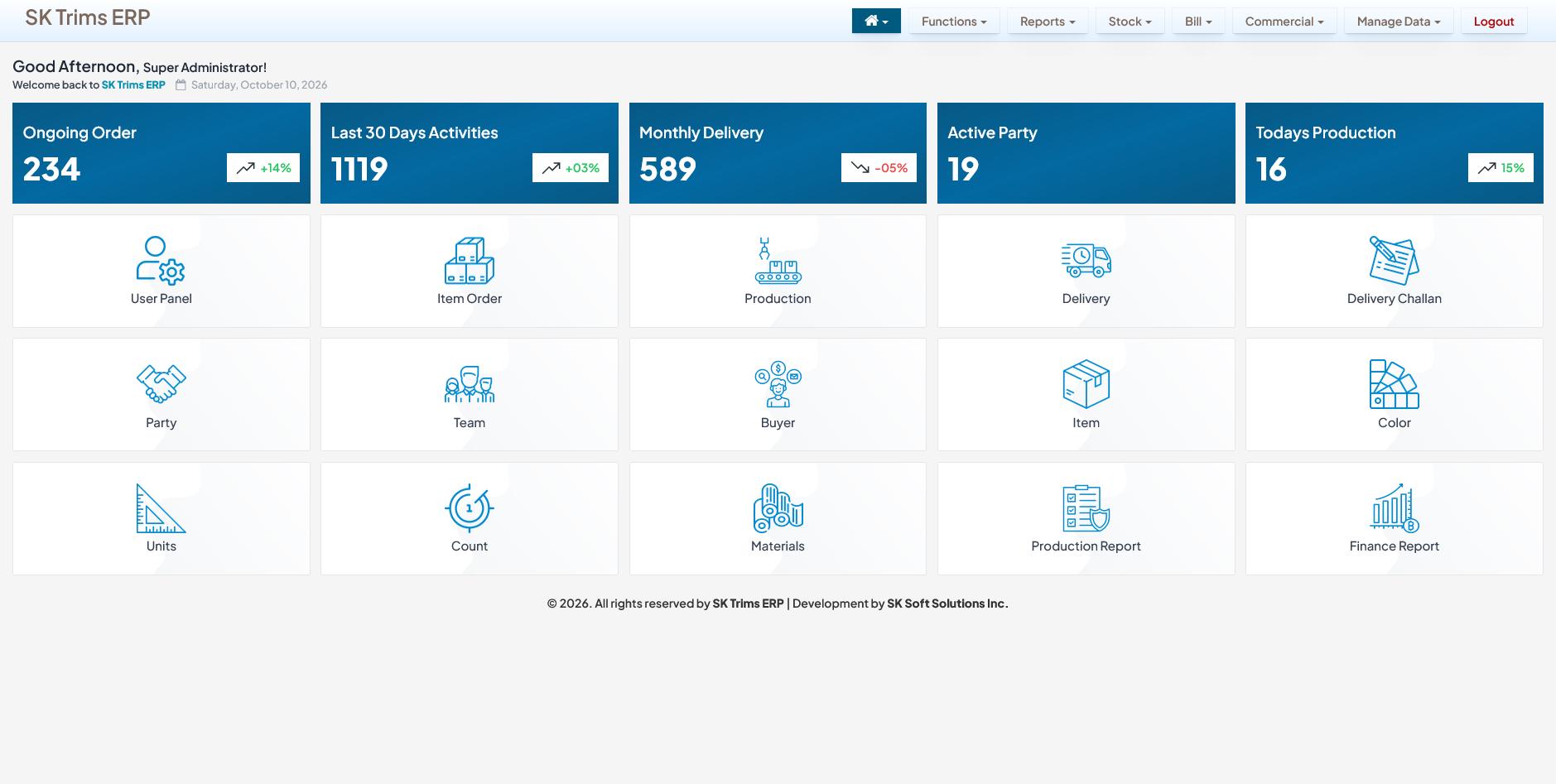 Garments ERP Software